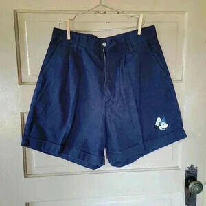 Vintage Mickey Unlimited Jerry Leigh Cruise Mom Shorts Women Navy Blue Sz 13